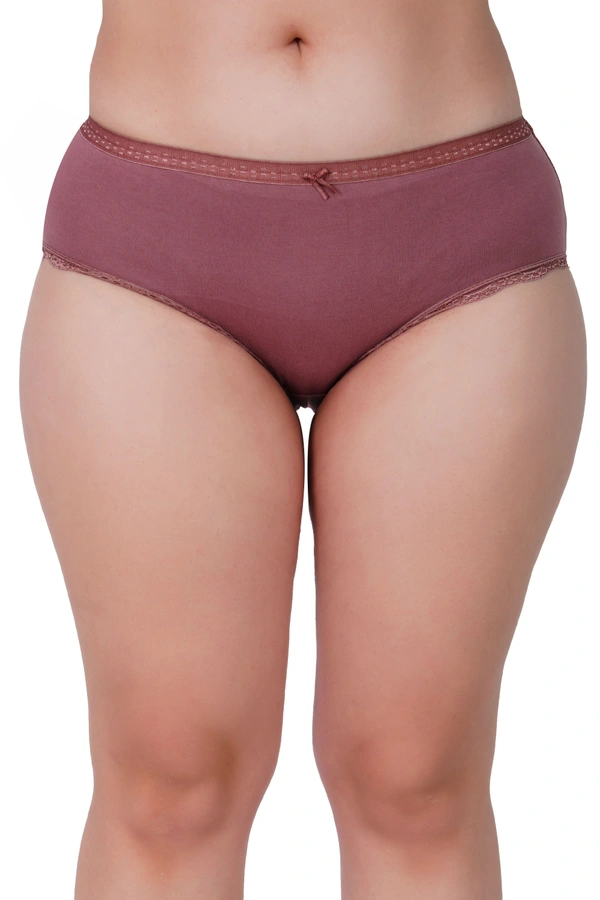 Ladyland Full Coverage Hipster Lace Panty - L, 100, Multicolor