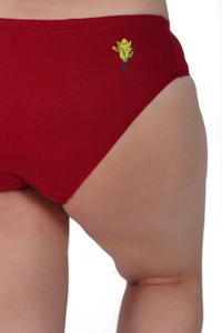 Ladyland Full Coverage Hipster Logo Cotton Panty - M, 100, Multicolor