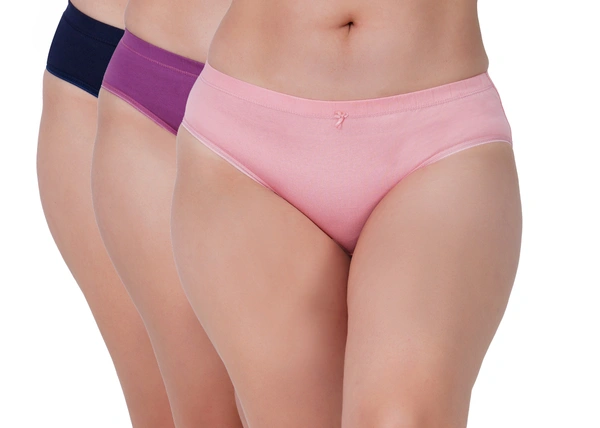 Ladyland Full Coverage Hipster Logo Panty - M, 100, Multicolor