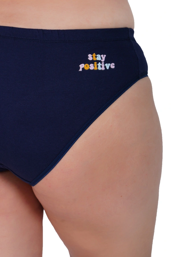 Ladyland Full Coverage Hipster Logo Panty - M, 100, Multicolor