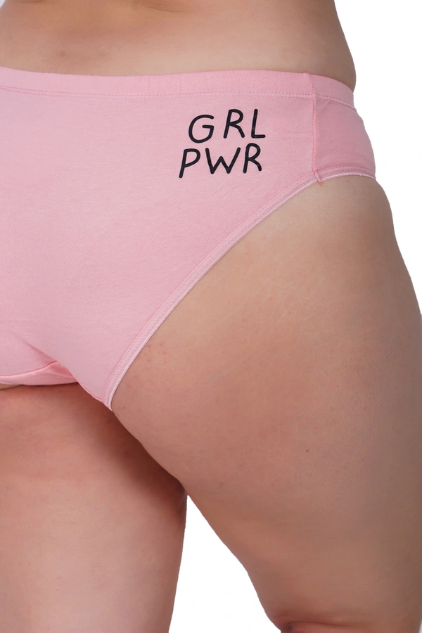 Ladyland Full Coverage Hipster Logo Panty - M, 100, Multicolor