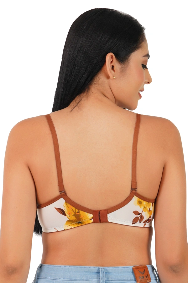 Ladyland women full coverage push-up padded bra - 30B, 100, Golden