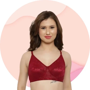 Ladyland Full Coverage Mould Cup Back 4 Hook Bra - 42c, No, Western Wear,  1, Red - Lady Land Incorporation at Rs 335/piece, New Delhi