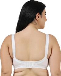 Ladyland Full Coverage Non padded Cotton Bra - 46C, No, Western Wear, PAck Of 2, Beige::White