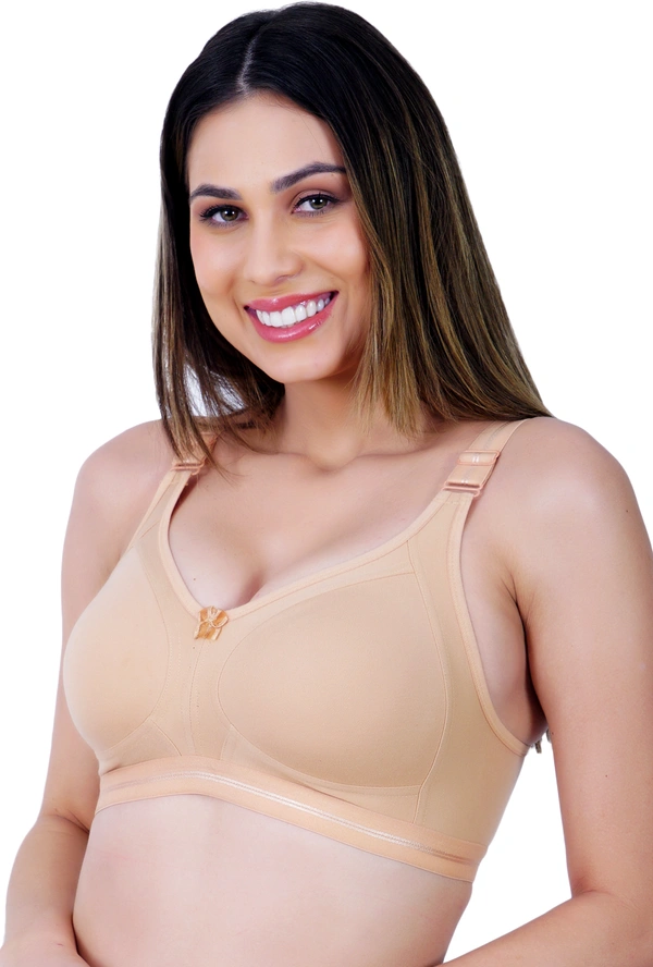 Ladyland Full Coverage Mould Cup Back 4 Hook bra - 34C, 1, Western Wear, No