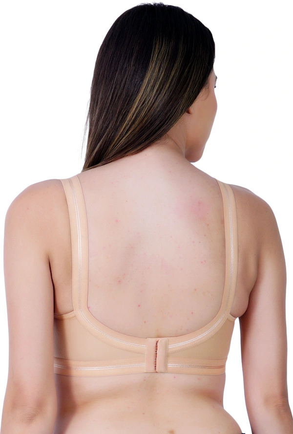 Ladyland Full Coverage Mould Cup Back 4 Hook bra - 34C, 1, Western Wear, No