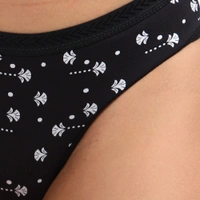 Ladyland Seamless mould Cup padded Lingerie set pack of 1 - 40B, Black