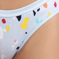 Ladyland Seamless mould Cup padded Lingerie set pack of 2 - 40B, Light Blue::Light Blue