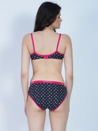 Ladyland Net Padded Set(30-36) - 32B, Pack Of-1, Pink::Blue