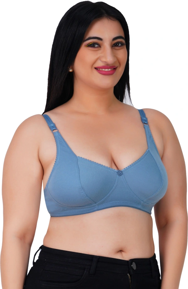 Ladyland WOMEN BRA-g(28-40) - 28B, No, Western Wear, 1, Orange::Green::Blue