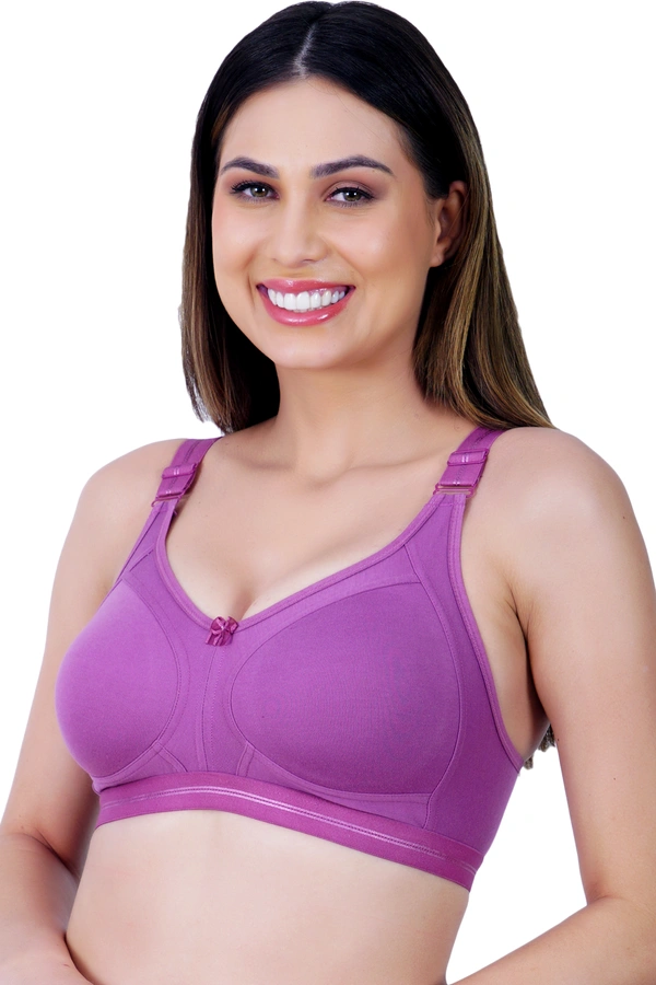 Ladyland WOMEN-BRA-SKU-(32-44) - 34C, No, Western Wear, 1, Purple