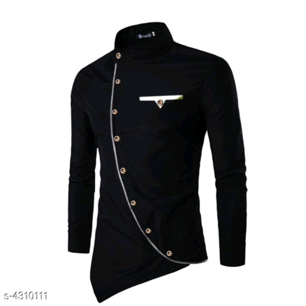 Stylish Men Kurtas Black - Black
