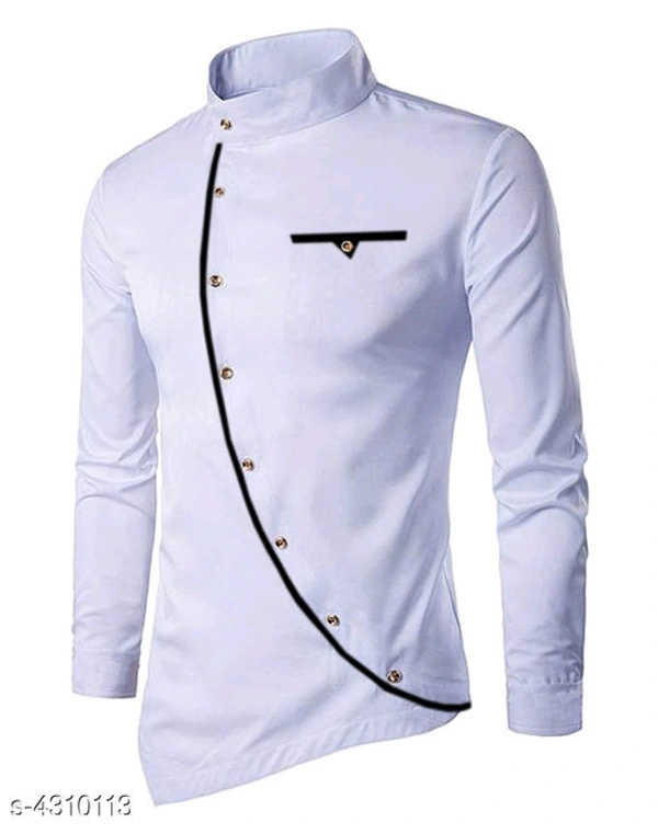 Stylish Men Kurtas Grey - Light Pink