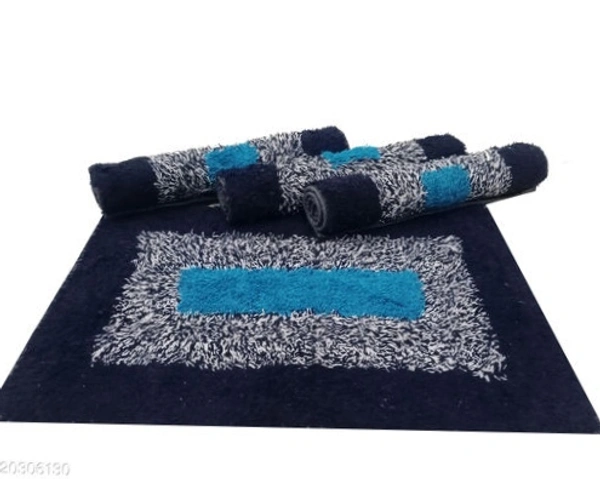 Fashionable Bathmates - Dark Blue & Grey