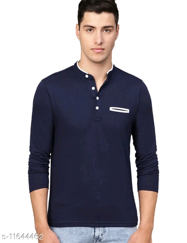 Eyebogler Cotton Round Neck Men Tshirts - Black