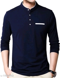 Eyebogler Cotton Round Neck Men Tshirts - Black