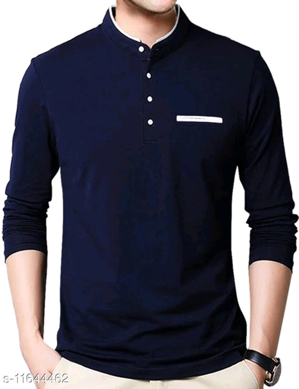 Eyebogler Cotton Round Neck Men Tshirts - Black