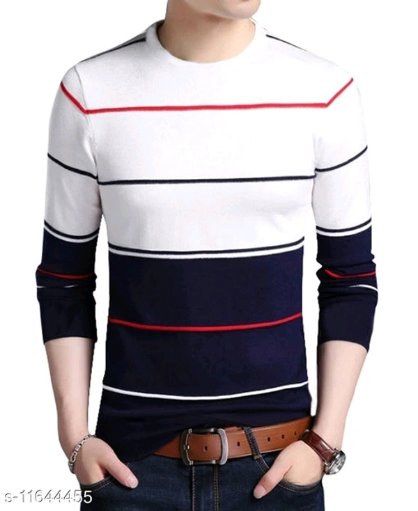 Eyebogler Cotton Round Neck Men Tshirts - Multicolored