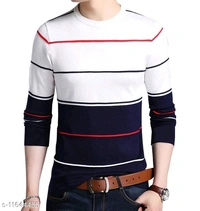 Eyebogler Cotton Round Neck Men Tshirts - Multicolored