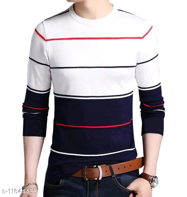 Eyebogler Cotton Round Neck Men Tshirts - Multicolored