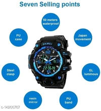 Trendy Men Watche  - Blue