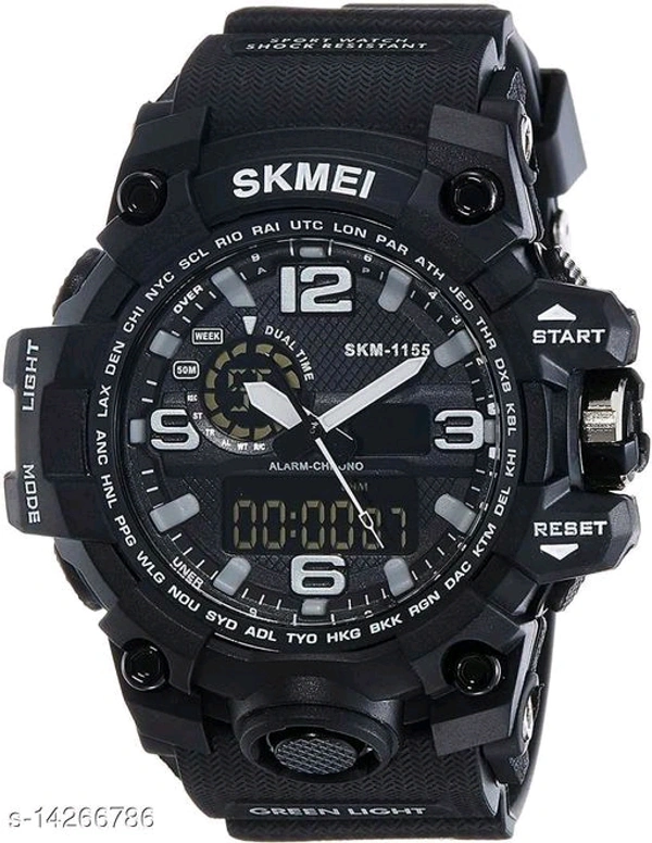 Trendy Men Watche  - Black