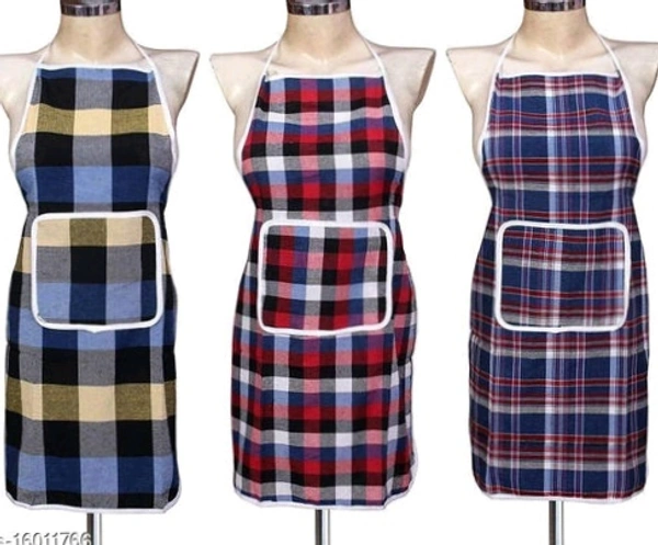 Mantha Kitchen Apron  - Pack of 3 Vol 2