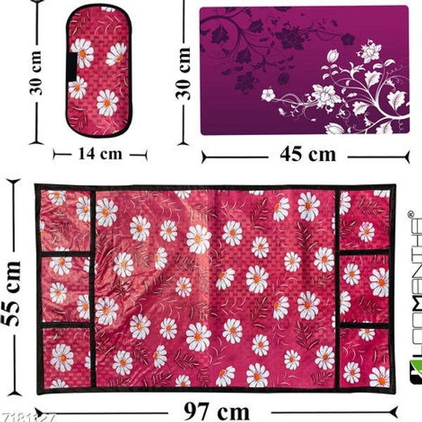 Combo Pack Of Fridge Cover  - Color Combo 1