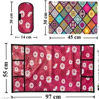 Combo Pack Of Fridge Cover  - Color Combo 3