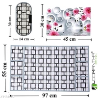 Combo Pack Of Fridge Cover  - Color Combo 4