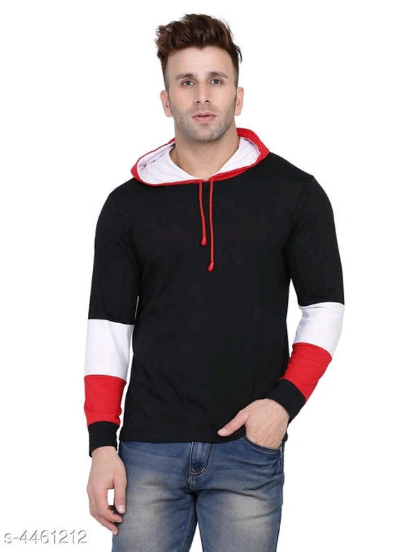 Trendy Men Hoddie T-Shirt - MutiColor 1