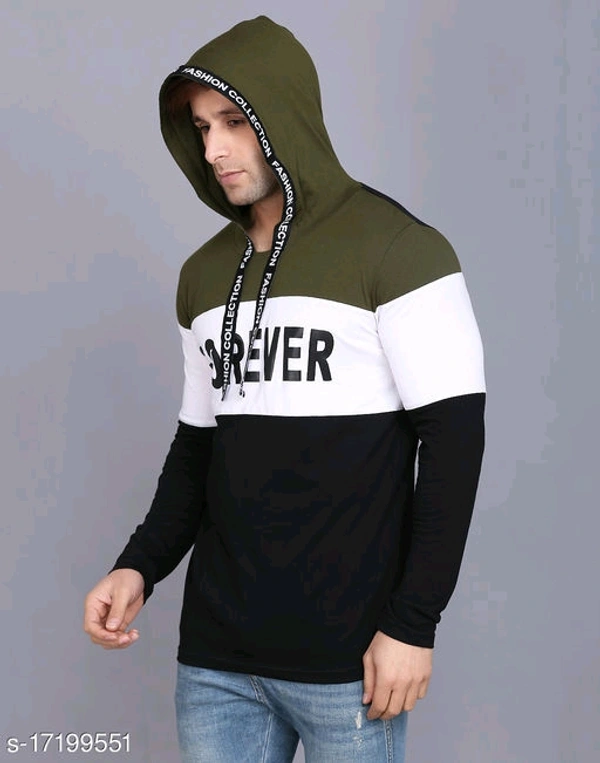 Shap Typography Men's Hooded T-shirts - Classy