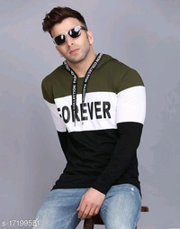 Shap Typography Men's Hooded T-shirts - Classy