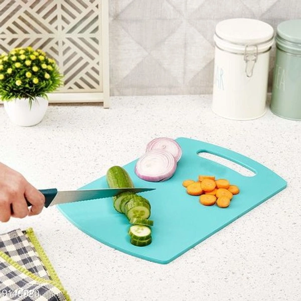 Amar  Vegitable And Fruit Chopping Board - Blue