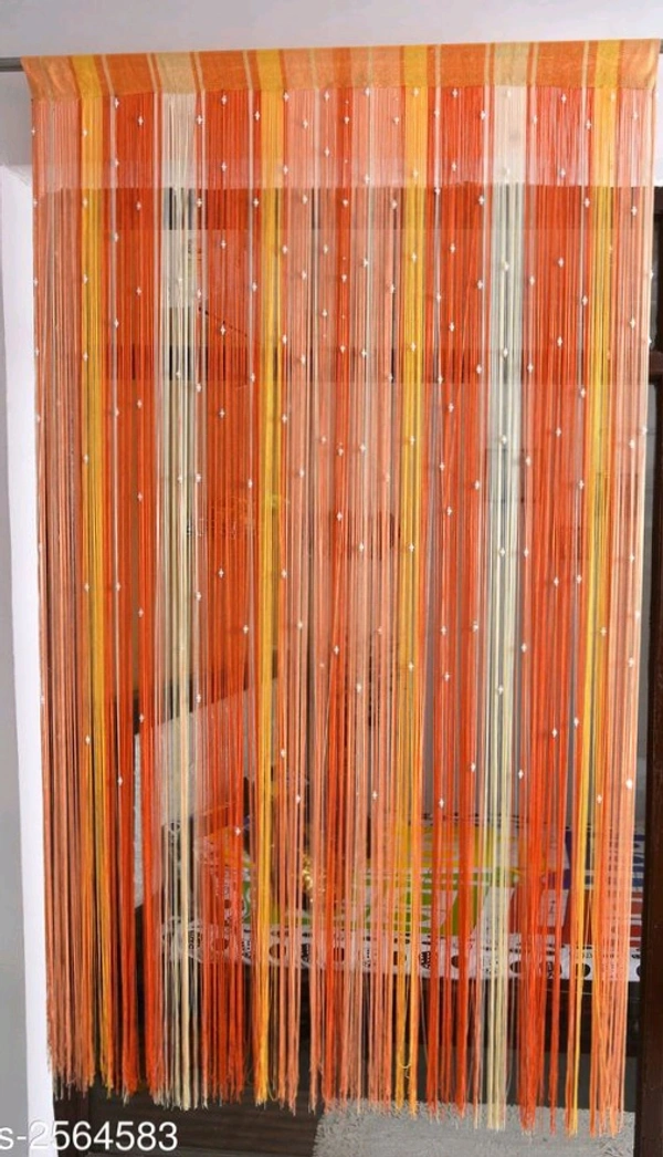 String Door Curtain - Orange lite