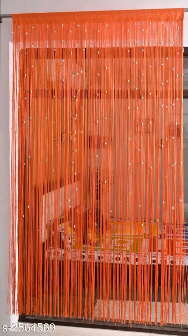 String Door Curtain - Orange