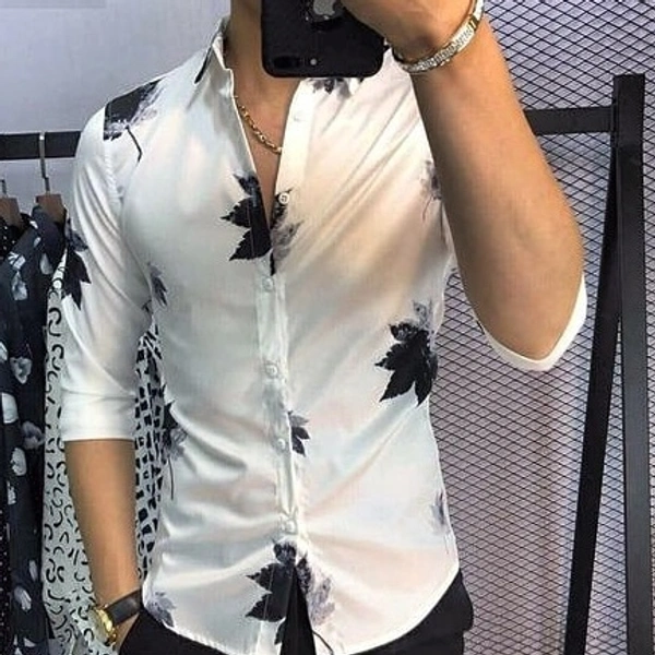 Men Digital Printed Formal Shirt
