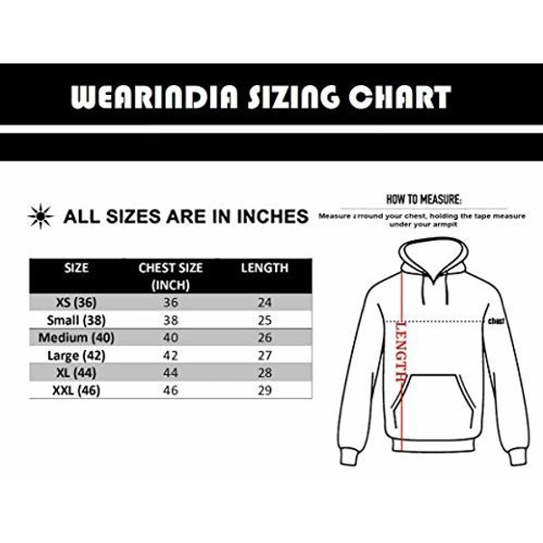 Printed Hoodie For Men  - Red 2