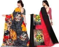 Kashvi Georgette Saree Combo  - Pack 1