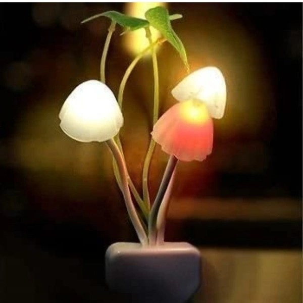 Color Changing LED Mushroom Night Light