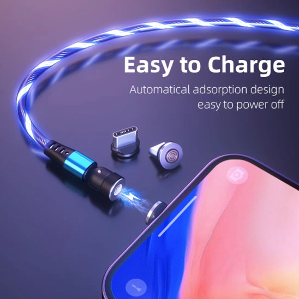 Magnatic Data Cable With Lighting