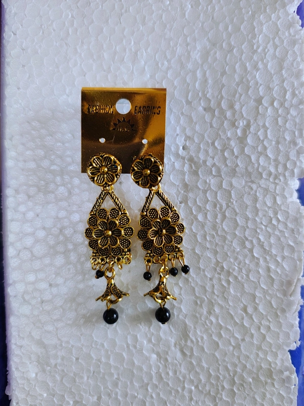 Oxidised ear rings 5 earrings