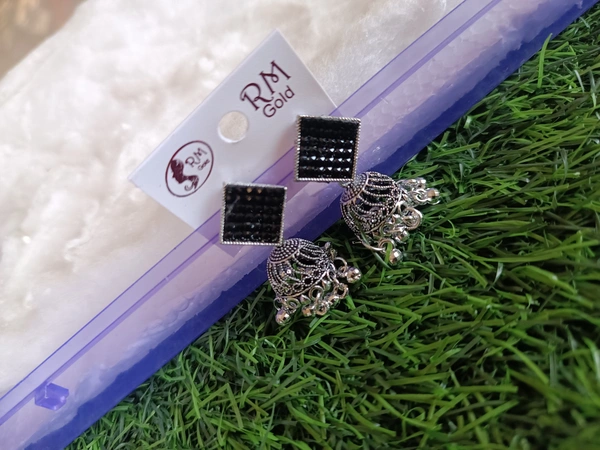 5 sets Oxidised ear rings