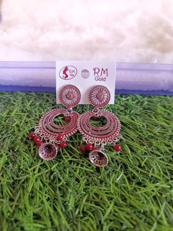 5 sets Oxidised ear rings