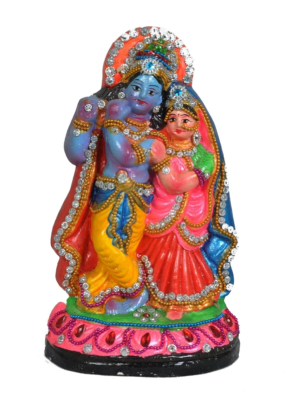 Simonart And Printing radha krishna idol