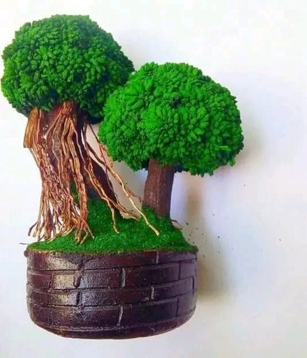 Simonart And Printing Artificial bonsai tree