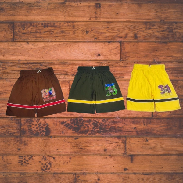 (Size 1-3 Years) Modern Compy Kids Boys & Girls Short. - Morocco Brown, 1-3 Years