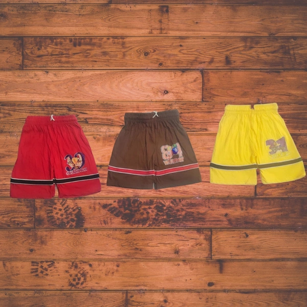 (Size 1-3 Years) Modern Compy Kids Boys & Girls Short. - Yellow, 1-3 Years