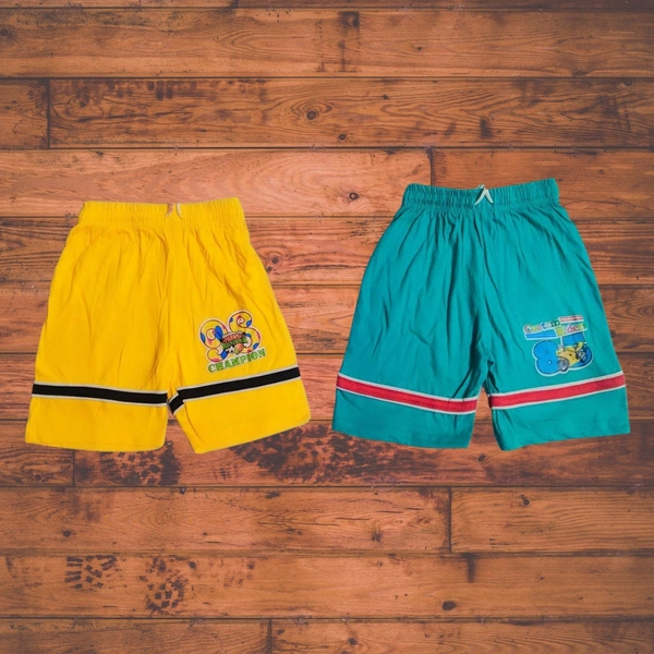 (Size 3-5 Years) Modern Compy Kids Boys & Girls Short. - Gold, 3-5 Years