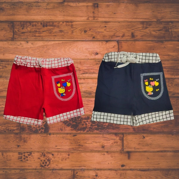 (2-7 Year's) Cute Styles Kids Boys Short Pant. - Guardsman Red, 2-3 Years